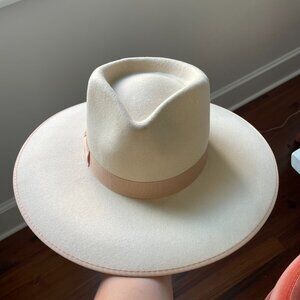 Lack of Color Ivory Rancher wool hat